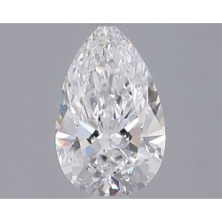Diament laboratoryjny bezbarwny szlif gruszkowy, 1.28ct, IF, D, IGI LG731532944