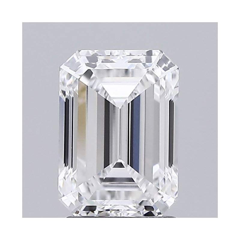 Diament laboratoryjny bezbarwny szlif szmaragdowy, 2.06ct, VVS1, D, IGI LG735505826