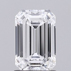 Diament laboratoryjny bezbarwny szlif szmaragdowy, 1.36ct, VVS2, D, IGI LG738515647