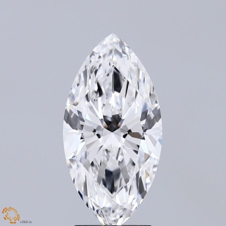 Diament laboratoryjny bezbarwny markiza, 2.59ct, VVS2, D, IGI LG742522871