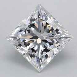 Diament laboratoryjny bezbarwny szlif princess, 1.09ct, VVS2, D, IGI LG724530343