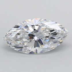 Diament laboratoryjny bezbarwny markiza, 2.09ct, VVS2, D, IGI LG724532279