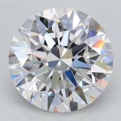 Diament laboratoryjny bezbarwny szlif okrągły, 1.52ct, VVS2, D, IGI LG724529956