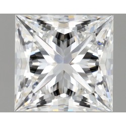 Diament laboratoryjny bezbarwny szlif princess, 1.58ct, VVS2, F, IGI LG555285789