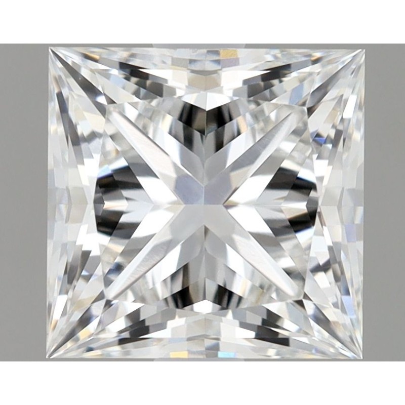 Diament laboratoryjny bezbarwny szlif princess, 1.58ct, VVS2, F, IGI LG555285789