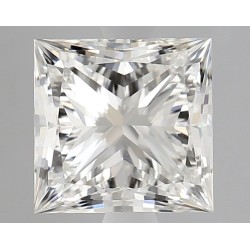 Diament laboratoryjny bezbarwny szlif princess, 2.2ct, VVS2, F, IGI LG555285636