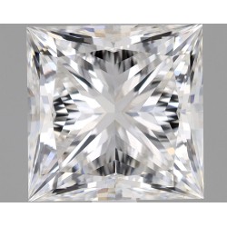 Diament laboratoryjny bezbarwny szlif princess, 2.41ct, VVS2, F, IGI LG555285509