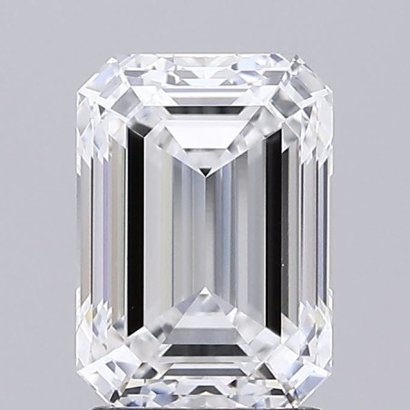 Diament laboratoryjny bezbarwny szlif szmaragdowy, 2.33ct, VVS2, D, IGI LG733562200