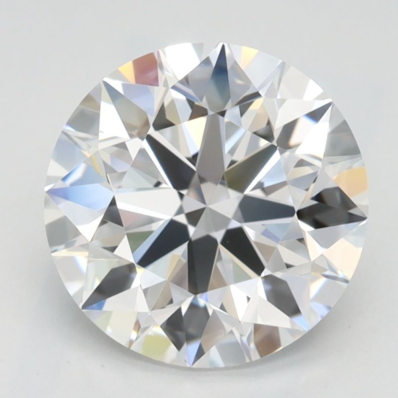 Diament laboratoryjny bezbarwny szlif okrągły, 2.63ct, IF, D, IGI LG718507222