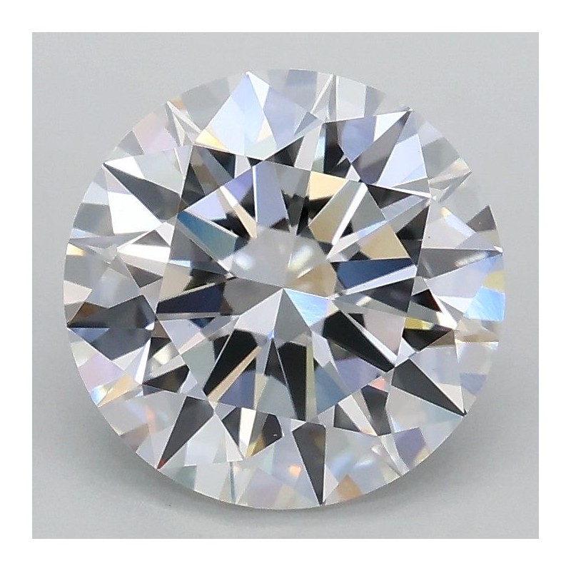 Diament laboratoryjny bezbarwny szlif okrągły, 2ct, VVS2, D, IGI LG724530003