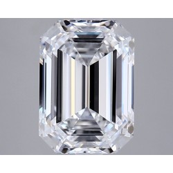 Diament laboratoryjny bezbarwny szlif szmaragdowy, 2.67ct, VVS2, D, GIA 5536315946