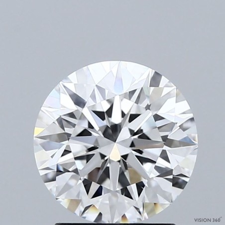 Diament laboratoryjny bezbarwny szlif okrągły, 2ct, VVS2, D, IGI LG743561282