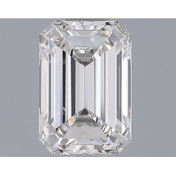 Diament laboratoryjny bezbarwny szlif szmaragdowy, 1.28ct, VVS2, F, IGI LG723532455