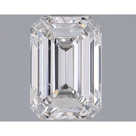 Diament laboratoryjny bezbarwny szlif szmaragdowy, 1.28ct, VVS2, F, IGI LG723532455