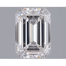 Diament laboratoryjny bezbarwny szlif szmaragdowy, 1.28ct, VVS2, E, IGI LG732507033