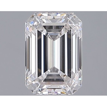 Diament laboratoryjny bezbarwny szlif szmaragdowy, 1.28ct, VVS2, E, IGI LG732507033