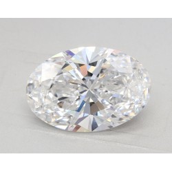 Diament laboratoryjny bezbarwny szlif owalny, 1.51ct, VVS2, D, GIA 6501363411
