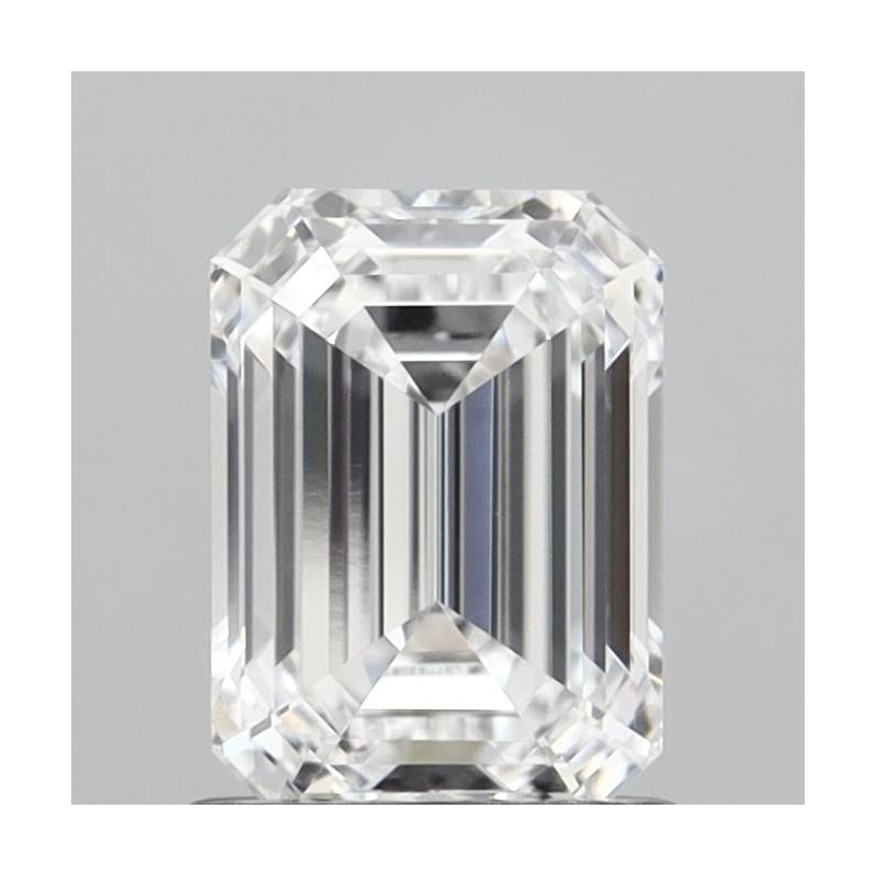 Diament laboratoryjny bezbarwny szlif szmaragdowy, 1.09ct, IF, D, IGI LG711530872