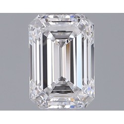 Diament laboratoryjny bezbarwny szlif szmaragdowy, 1.28ct, VVS2, D, IGI LG726512251