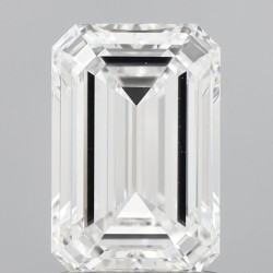 Diament laboratoryjny bezbarwny szlif szmaragdowy, 1.5ct, VVS1, D, IGI LG737540184