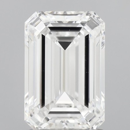 Diament laboratoryjny bezbarwny szlif szmaragdowy, 1.5ct, VVS1, D, IGI LG737540184