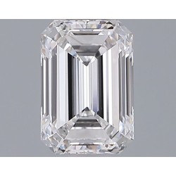 Diament laboratoryjny bezbarwny szlif szmaragdowy, 1.28ct, VVS2, E, IGI LG724543985