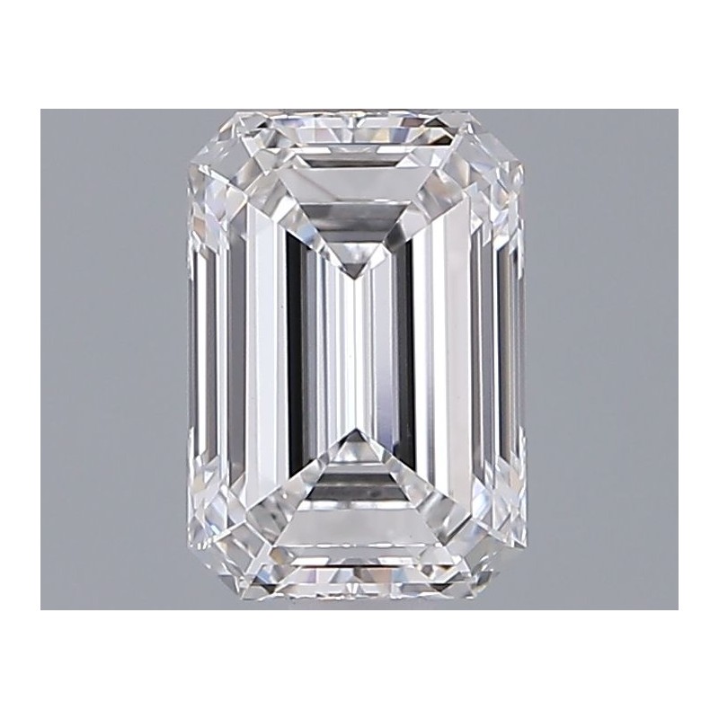 Diament laboratoryjny bezbarwny szlif szmaragdowy, 1.28ct, VVS2, E, IGI LG724543985