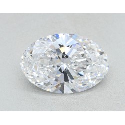 Diament laboratoryjny bezbarwny szlif owalny, 1.12ct, VVS2, D, GIA LG6485503450