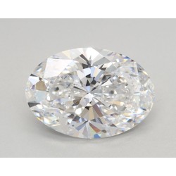 Diament laboratoryjny bezbarwny szlif owalny, 2.02ct, VVS1, D, GIA LG1485385392
