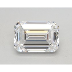 Diament laboratoryjny bezbarwny szlif szmaragdowy, 2.02ct, VVS2, D, GIA LG7483402705