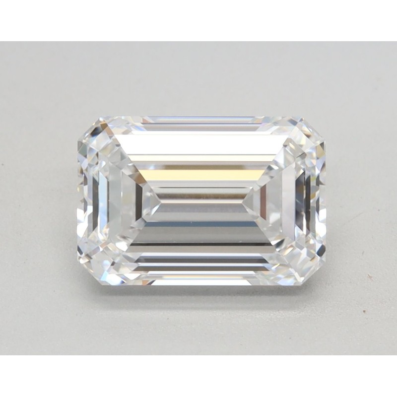 Diament laboratoryjny bezbarwny szlif szmaragdowy, 2.02ct, VVS2, D, GIA LG7483402705