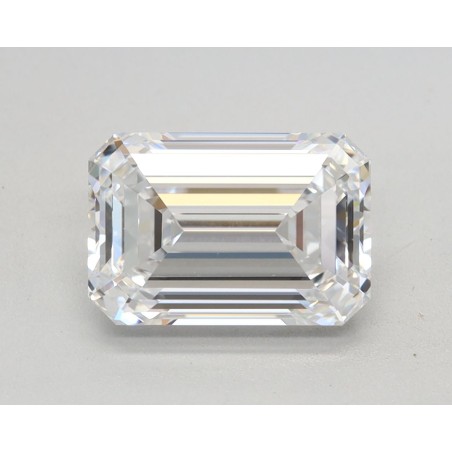 Diament laboratoryjny bezbarwny szlif szmaragdowy, 2.02ct, VVS2, D, GIA LG7483402705