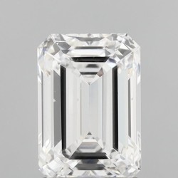 Diament laboratoryjny bezbarwny szlif szmaragdowy, 1.53ct, VVS1, D, IGI LG737515318