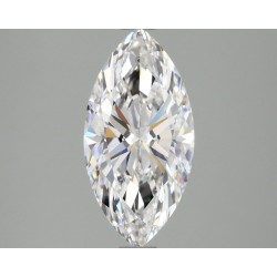 Diament laboratoryjny bezbarwny markiza, 1.97ct, VVS2, D, IGI LG679517583
