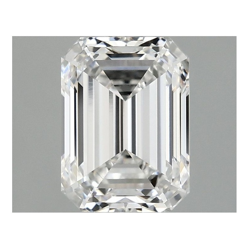 Diament laboratoryjny bezbarwny szlif szmaragdowy, 2.08ct, VVS2, D, IGI LG735597435