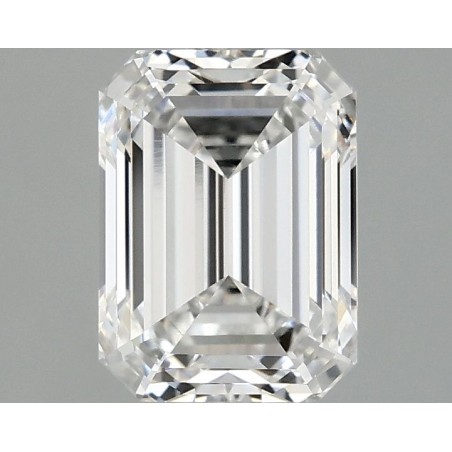 Diament laboratoryjny bezbarwny szlif szmaragdowy, 2.08ct, VVS2, D, IGI LG735597435