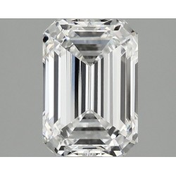 Diament laboratoryjny bezbarwny szlif szmaragdowy, 2.09ct, VVS2, D, IGI LG737553448