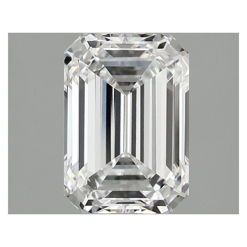 Diament laboratoryjny bezbarwny szlif szmaragdowy, 2.09ct, VVS2, D, IGI LG737553448