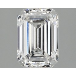 Diament laboratoryjny bezbarwny szlif szmaragdowy, 2.02ct, VVS2, D, IGI LG737539292