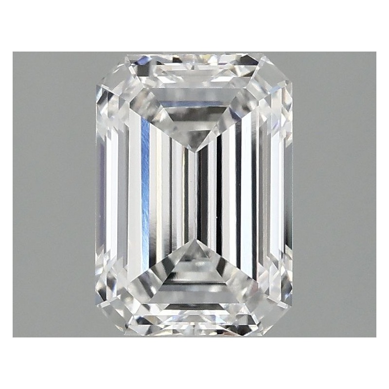 Diament laboratoryjny bezbarwny szlif szmaragdowy, 2.02ct, VVS2, D, IGI LG737539292