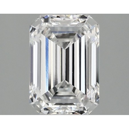 Diament laboratoryjny bezbarwny szlif szmaragdowy, 2.02ct, VVS2, D, IGI LG737539292