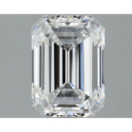 Diament laboratoryjny bezbarwny szlif szmaragdowy, 2.05ct, VVS2, D, IGI LG640499051