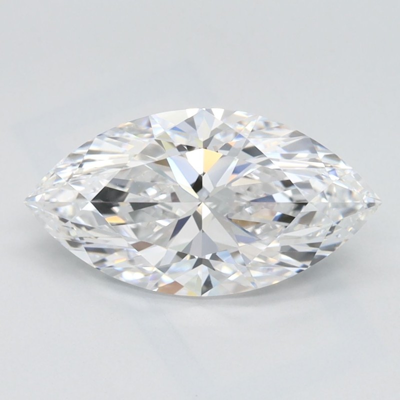Diament laboratoryjny bezbarwny markiza, 2.05ct, VVS1, D, GIA 7528847477