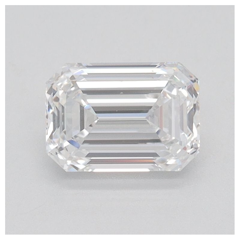 Diament laboratoryjny bezbarwny szlif szmaragdowy, 1.08ct, VVS2, D, IGI LG628488193