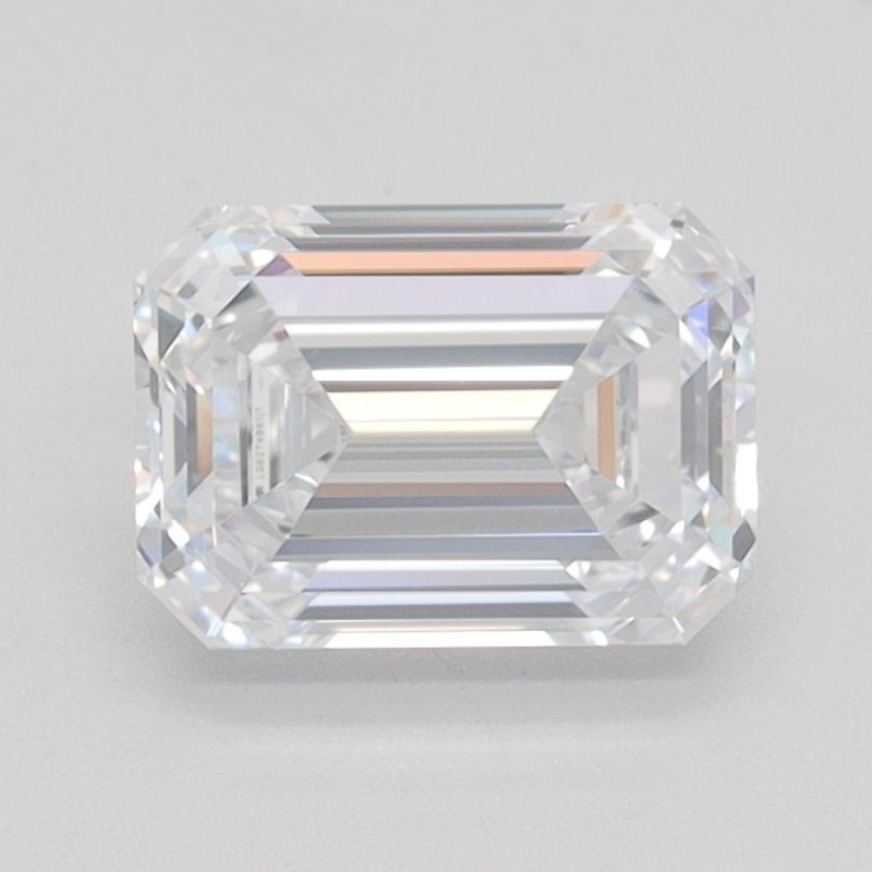 Diament laboratoryjny bezbarwny szlif szmaragdowy, 1.52ct, VVS2, D, IGI LG627486117