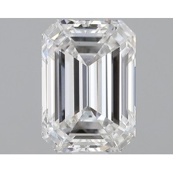 Diament laboratoryjny bezbarwny szlif szmaragdowy, 1.59ct, VVS2, E, IGI LG668424764