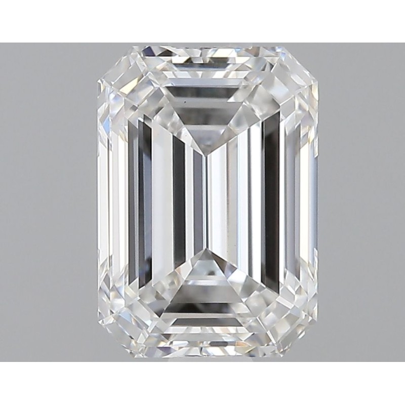 Diament laboratoryjny bezbarwny szlif szmaragdowy, 1.59ct, VVS2, E, IGI LG668424764