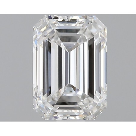 Diament laboratoryjny bezbarwny szlif szmaragdowy, 1.59ct, VVS2, E, IGI LG668424764