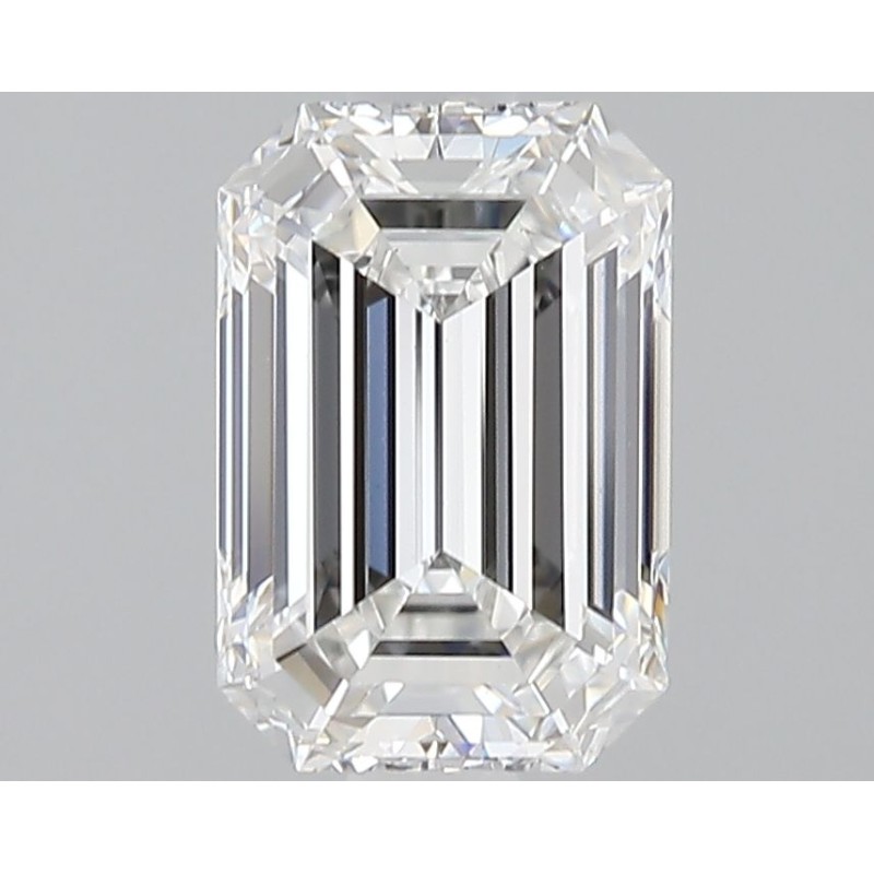 Diament laboratoryjny bezbarwny szlif szmaragdowy, 1.58ct, VVS2, D, IGI LG666440594