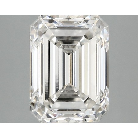 Diament laboratoryjny bezbarwny szlif szmaragdowy, 2.97ct, VVS1, F, IGI LG746544633